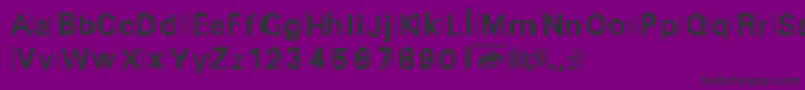 Purge.Fontvir.Us Font – Black Fonts on Purple Background