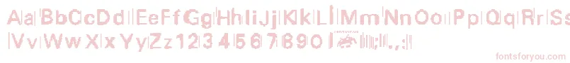 Purge.Fontvir.Us Font – Pink Fonts on White Background