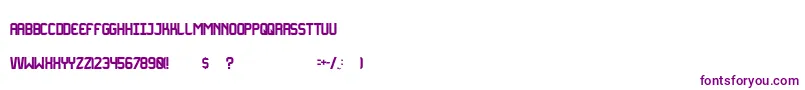 Oxygen Font – Purple Fonts