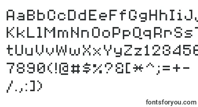8bitoperatorplus8Regular font – Fonts Starting With 8