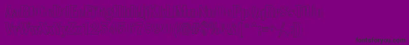 fuente AlbionicnrotlRegular – Fuentes Negras Sobre Fondo Morado