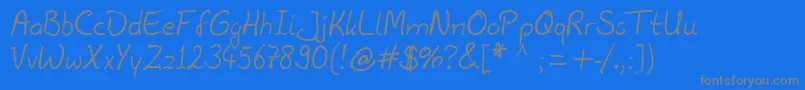 More about JuliusBThyssen Font JuliusBThyssen Font – Gray Fonts on Blue Background