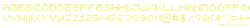 Шрифт Bitdust1 – жёлтые шрифты