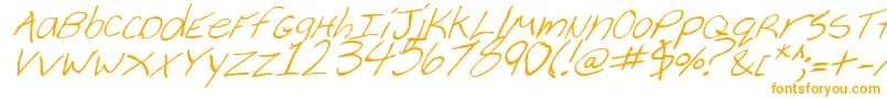 CheyenneHandItalic-fontti – oranssit fontit