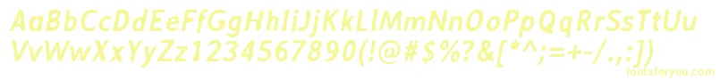 AveriasansBolditalic Font – Yellow Fonts