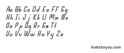 Обзор шрифта MahsuriBoldItalic