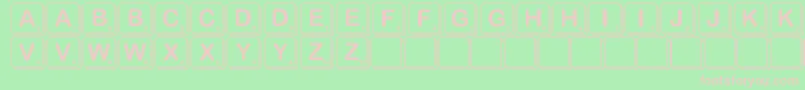 More about Scramble Font Scramble Font – Pink Fonts on Green Background