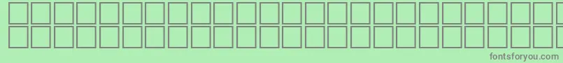 Шрифт AlHomam – серые шрифты на зелёном фоне