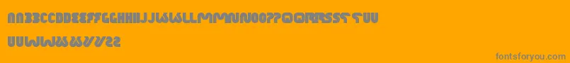 XtremeBike Font – Gray Fonts on Orange Background