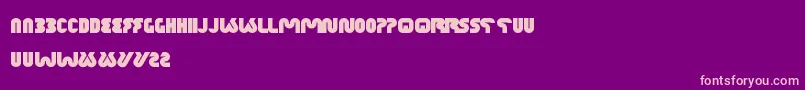 XtremeBike Font – Pink Fonts on Purple Background