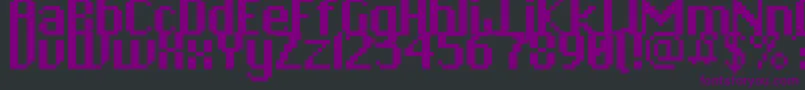 Pixchicago Font – Purple Fonts on Black Background
