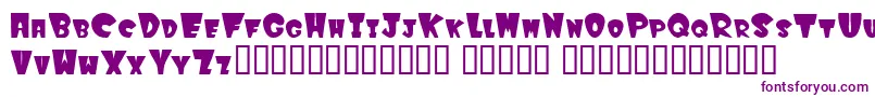 Шрифт Winkf – фиолетовые шрифты на белом фоне
