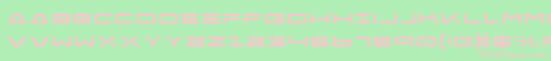 FreeAgentBoldExpanded Font – Pink Fonts on Green Background