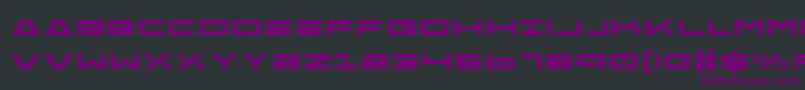 FreeAgentBoldExpanded Font – Purple Fonts on Black Background