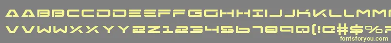 FreeAgentBoldExpanded Font – Yellow Fonts on Gray Background