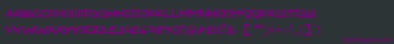 More about Comicnote Font Comicnote Font – Purple Fonts on Black Background