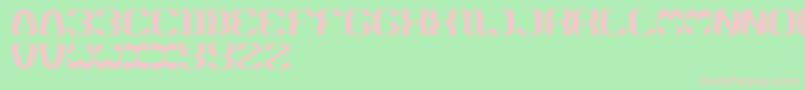 Whateveryouare Font – Pink Fonts on Green Background