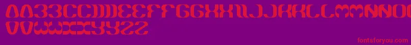 Whateveryouare Font – Red Fonts on Purple Background