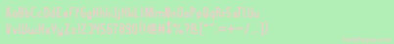 ThisIsInternet Font – Pink Fonts on Green Background