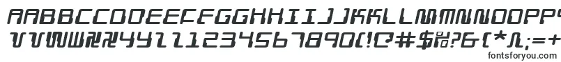 Шрифт DroidLoverExpandedItalic – блочные шрифты
