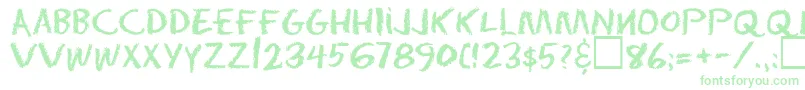 Eraserregular Font – Green Fonts