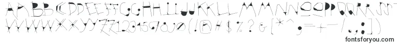 Шрифт Krakelfabet – шрифты, начинающиеся на K