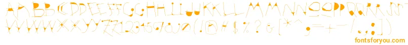 Krakelfabet Font – Orange Fonts