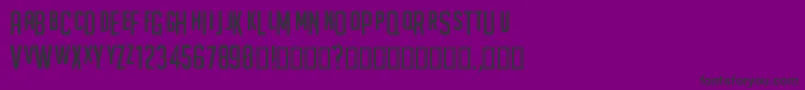 WindiLestari Font – Black Fonts on Purple Background