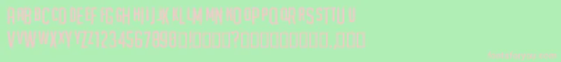 WindiLestari Font – Pink Fonts on Green Background