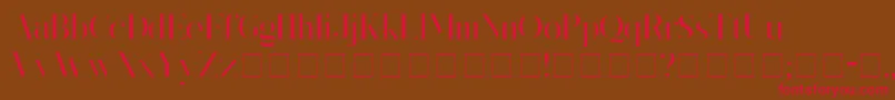 KingsGambit Font – Red Fonts on Brown Background