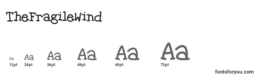 TheFragileWind Font Sizes