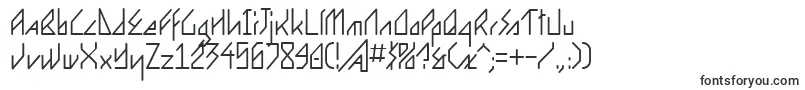 Шрифт Ergonome – высокотехнологичные шрифты