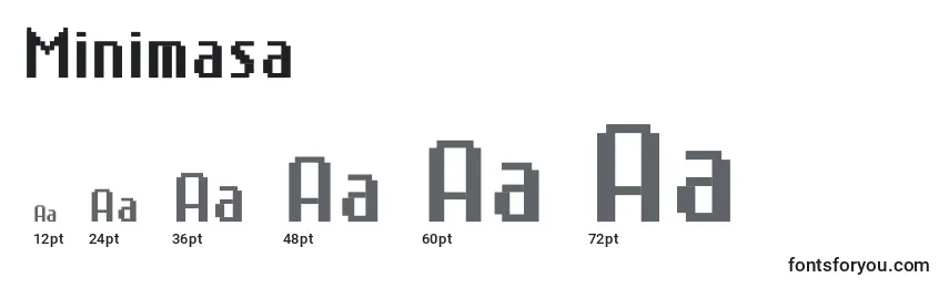 Minimasa Font Sizes