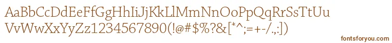 ChaparralproLightsubh Font – Brown Fonts