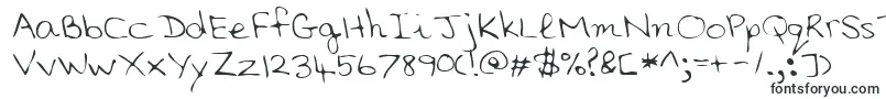 フォントLehn006 – インクで書かれたフォント