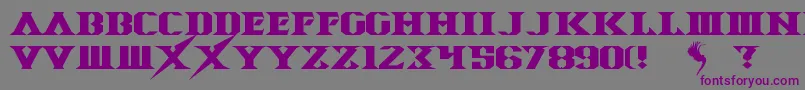 Подробнее о шрифте SpaceAngel Шрифт SpaceAngel – фиолетовые шрифты на сером фоне