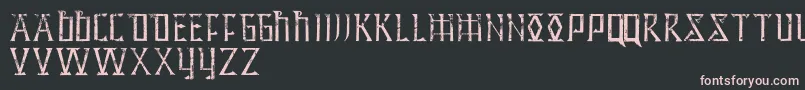 HiddenArchivesPersonnalUseOnly Font – Pink Fonts on Black Background