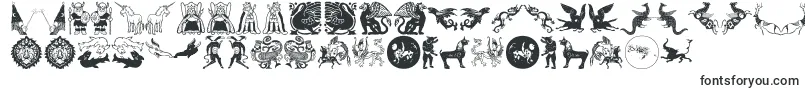 fuente Mythological – КОМПАС-3D Fuentes
