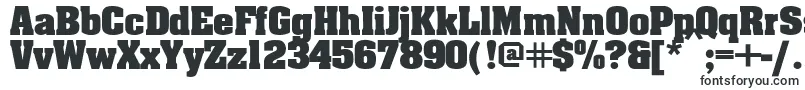 Aardvarkbold-fontti – Fontit aakkosjärjestyksessä