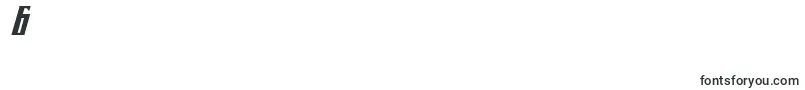 フォントTimberwolfextraexpandital2 – フォント数字6