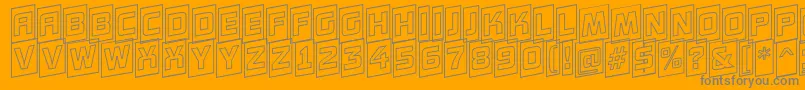 More about AConceptottlcmotlupnr Font AConceptottlcmotlupnr Font – Gray Fonts on Orange Background