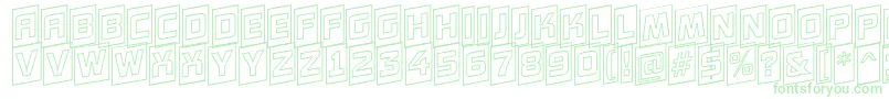 AConceptottlcmotlupnr Font – Green Fonts