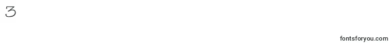 TektonWd Font – Fonts for Digit 3