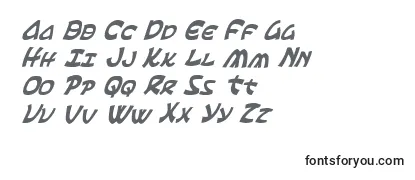 Обзор шрифта EphesianCondensedItalic