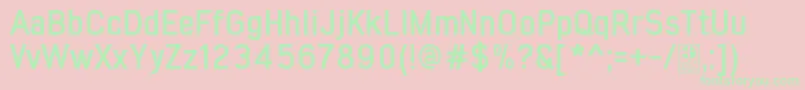 EarlyTimesBoldDemo Font – Green Fonts on Pink Background