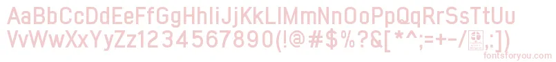EarlyTimesBoldDemo Font – Pink Fonts on White Background