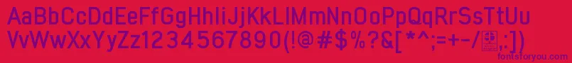 EarlyTimesBoldDemo Font – Purple Fonts on Red Background