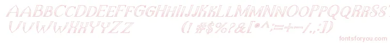 TheDarkTitanClassicItalicフォントについての詳細 フォントTheDarkTitanClassicItalic – ピンクのフォント