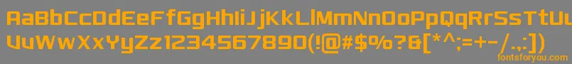 MonkirtaPursuitNc Font – Orange Fonts on Gray Background