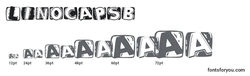 Linocapsb Font Sizes